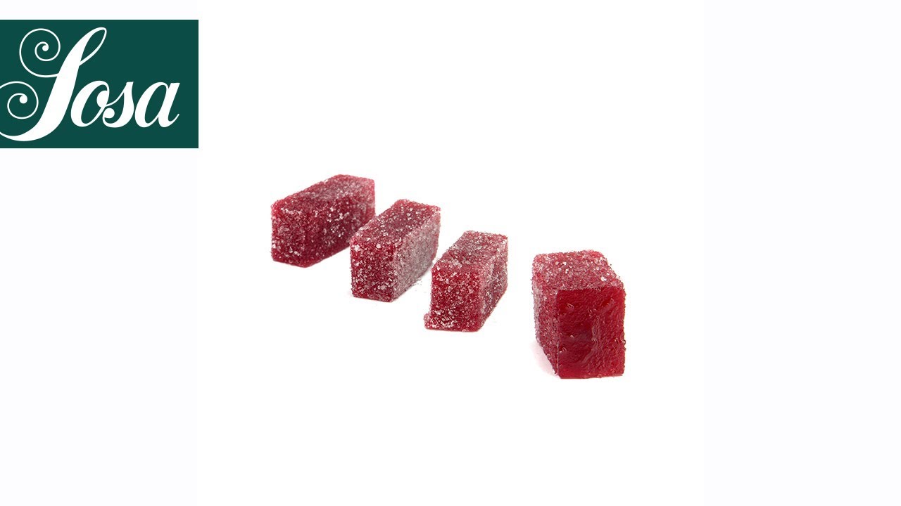 Raspberry Päte de Fruit · Fruit Pectin NH · Texturizers