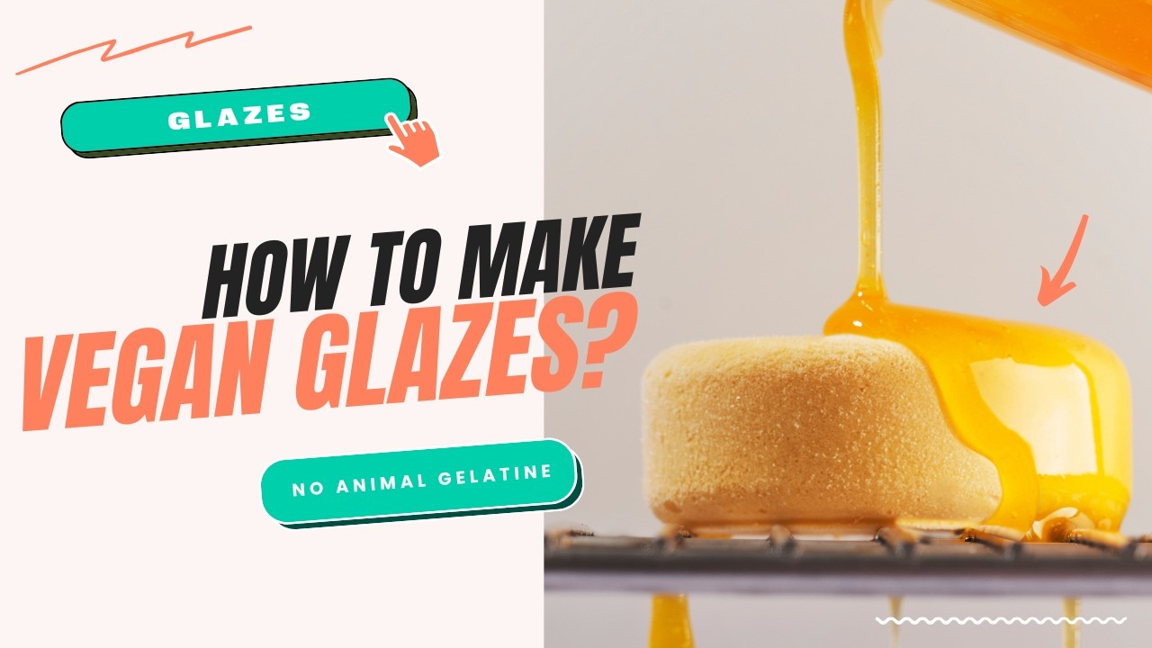 How to make vegan glazes? Proglaçace alternative to glazes without animal gelatine.