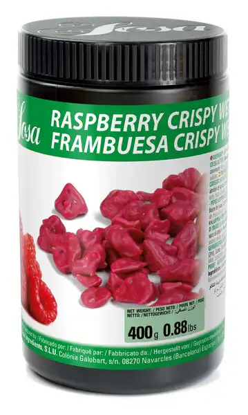 Crispy wodoodporne malinowe Sosa 400g