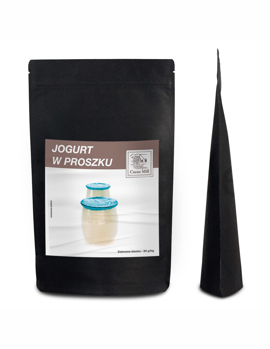 Yopols jogurt naturalny w proszku Cacao Mill 100g - obrazek 2