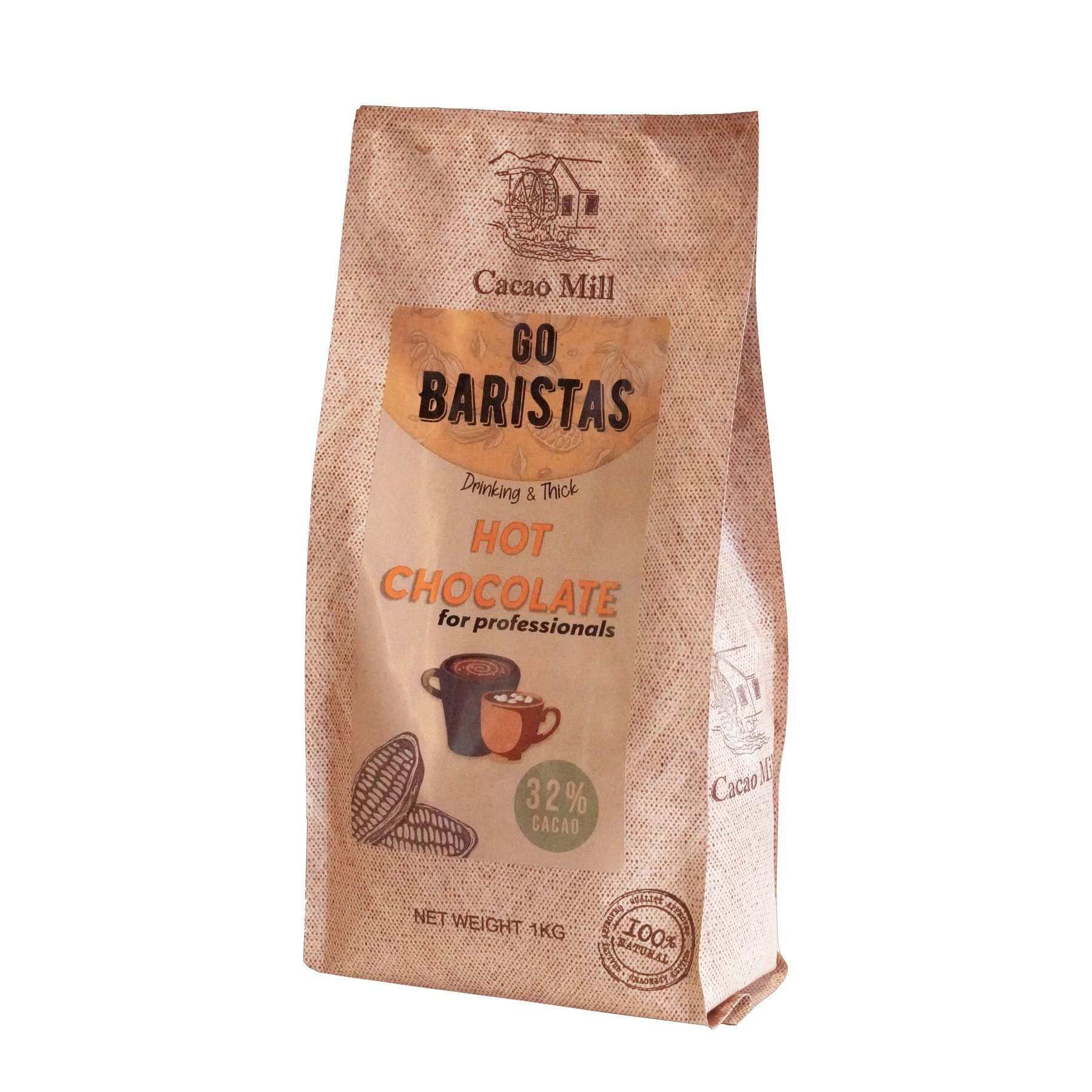 Gorąca czekolada Go Barista's w worku Cacao Mill 1kg
