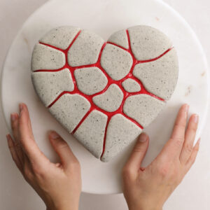 Forma silikonowa handmade Kintsugi Heart Dinara Kasko