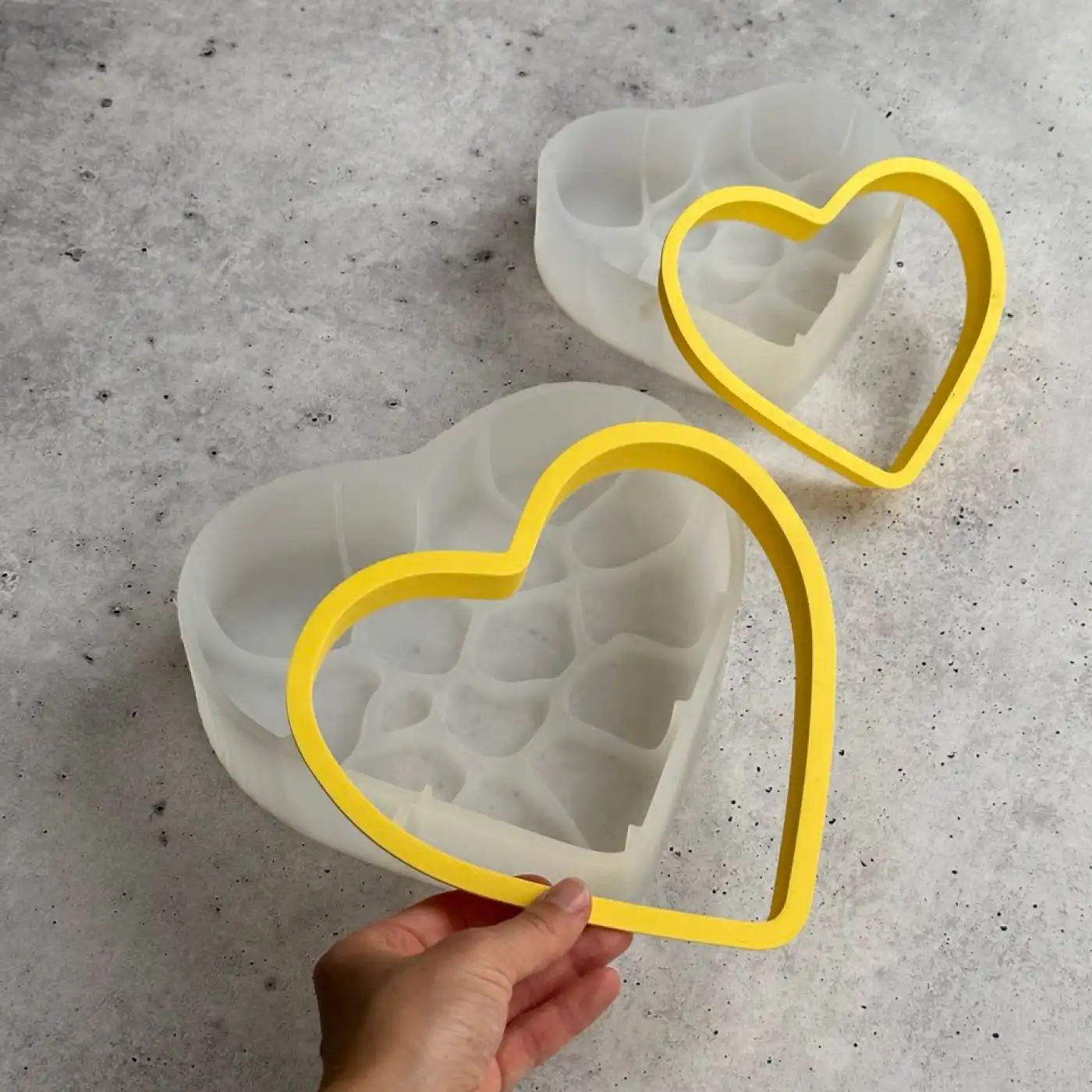 Forma silikonowa handmade Kintsugi Heart Dinara Kasko - obrazek 2
