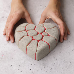 Forma silikonowa handmade Kintsugi Heart Bento Dinara Kasko