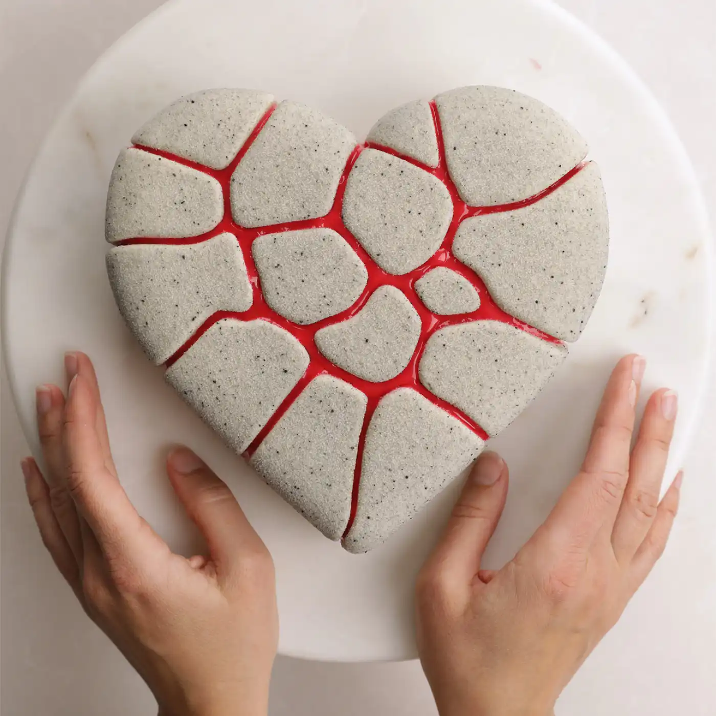 Forma silikonowa handmade Kintsugi Heart Dinara Kasko