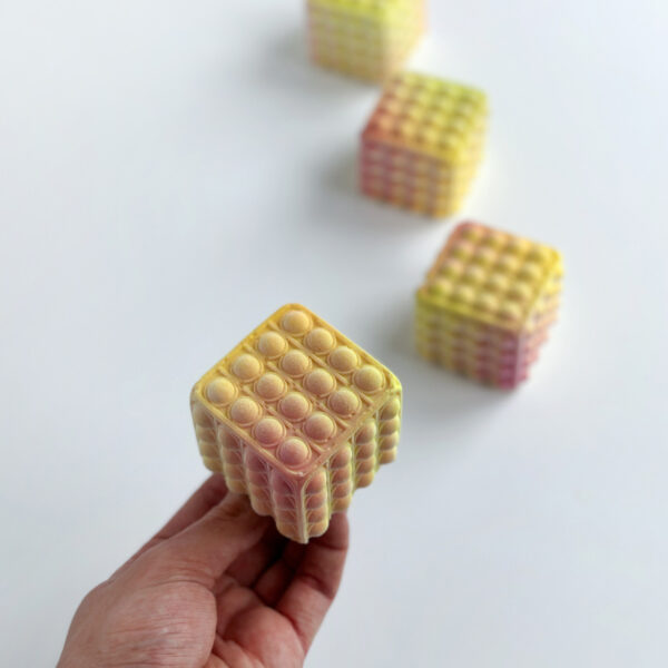 Forma silikonowa handmade Pop it Mini Cube Dinara Kasko