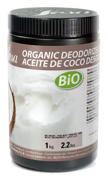Olej Kokosowy organiczny dezodoryzowany Sosa 1kg