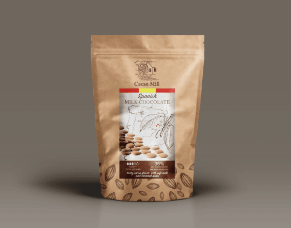 Mleczna czekolada hiszpańska 36% Cacao Mill 400g
