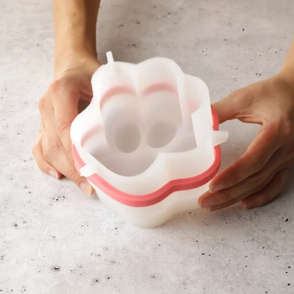puffy paws bento silikone mould