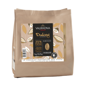 Czekolada biała Dulcey Blond 35% Valrhona 1kg